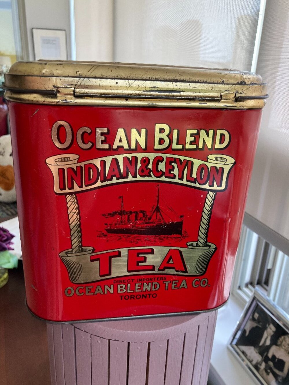 Antique Tea Container